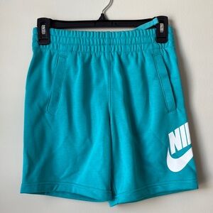 Nike Turquoise Athletic Shorts Boys size medium NWT